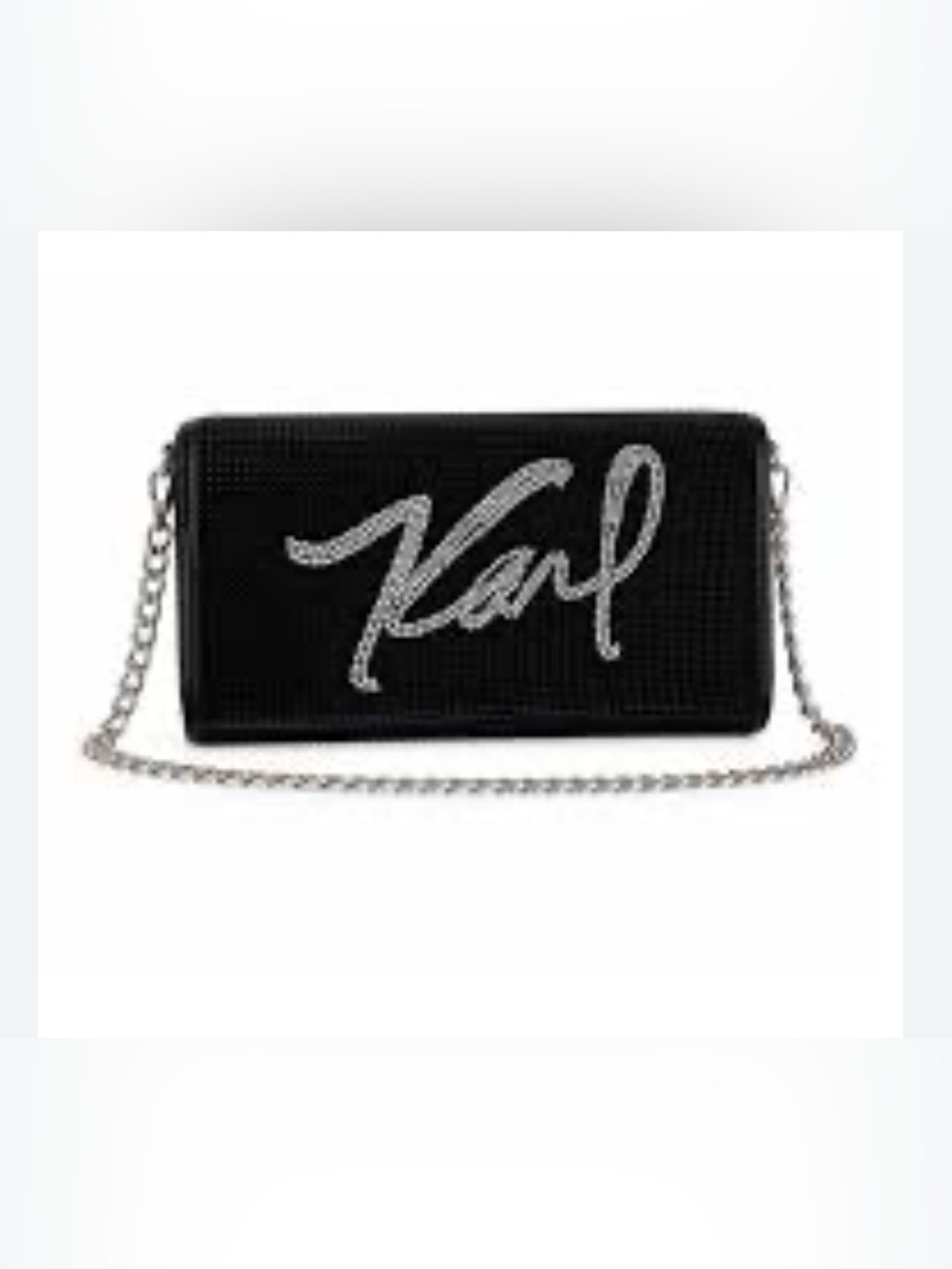 Karl Lagerfeld NWT $148 MSRP Kosette Crystal Crossbody Bag